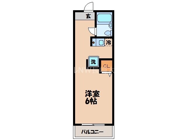 西部ハイツ平和公園の物件間取画像