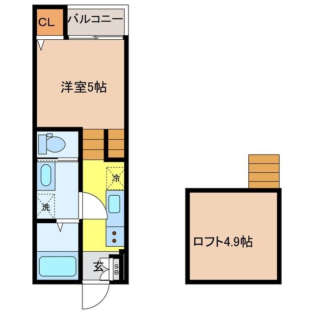 signpost弥生の物件間取画像