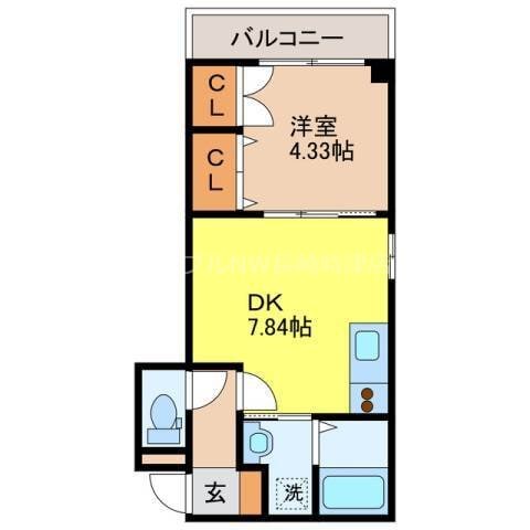 崇福寺駅 徒歩11分 3階の物件間取画像