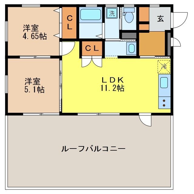 Residence平和の物件間取画像