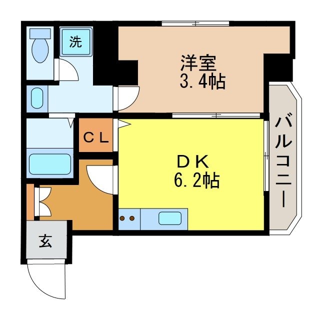 ウィステリア平和町の物件間取画像