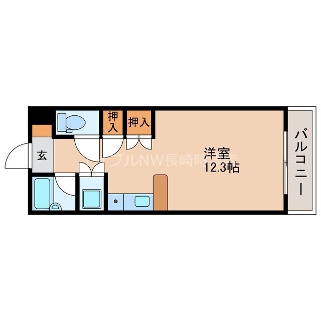 SERENITY大浦の物件間取画像