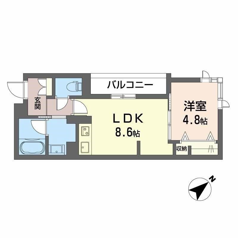 シャーメゾンさかえ町の物件間取画像