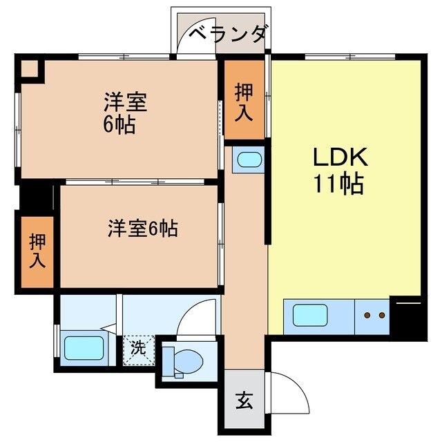 神戸海産物長崎ビルの物件間取画像