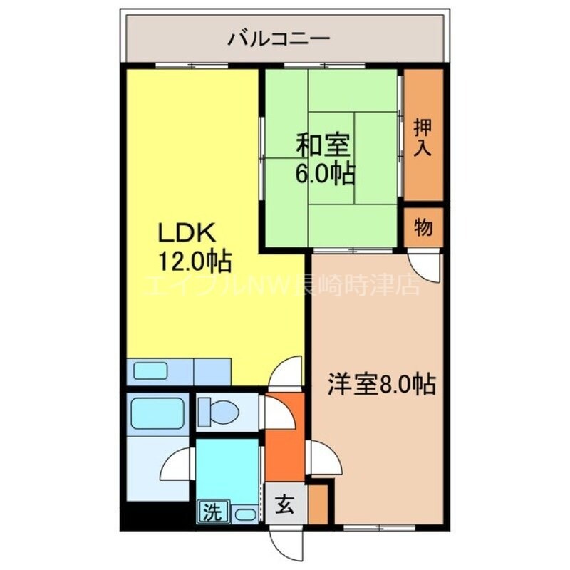 プレシャスアンドウの物件間取画像