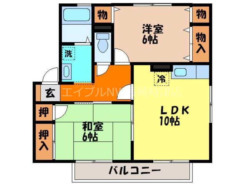 セジュールM C棟の物件間取画像