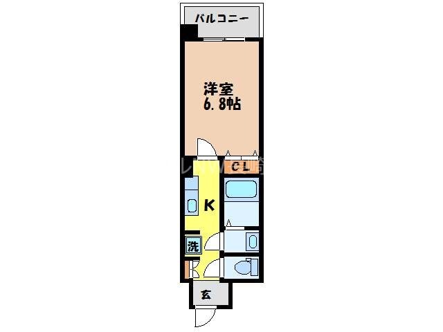 グランアズール浦上の物件間取画像