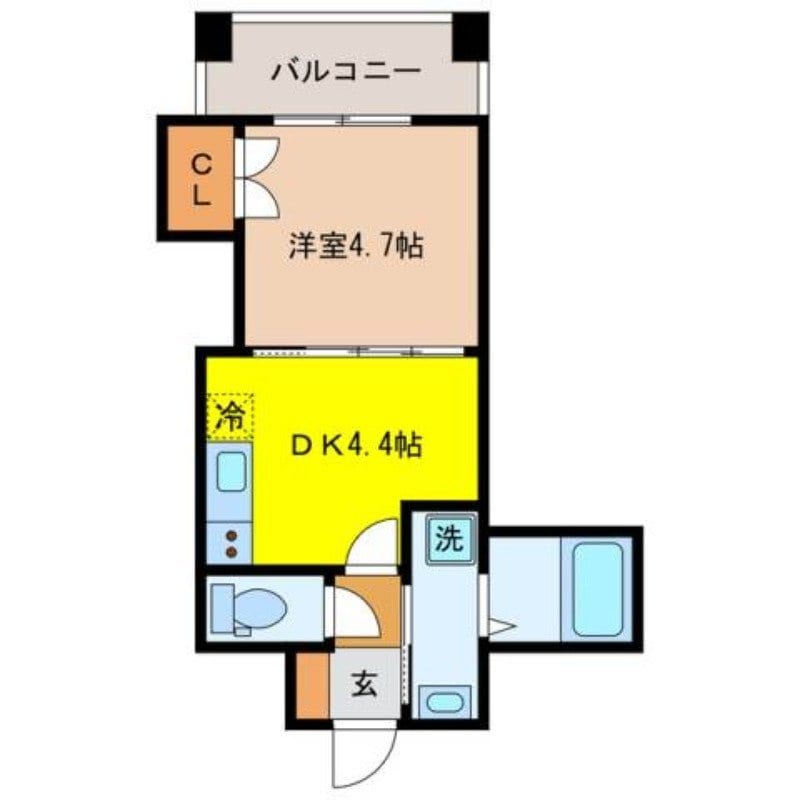 L･FLORE五島町の物件間取画像