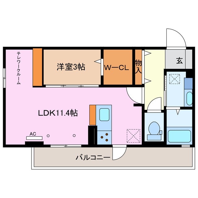 エクラの物件間取画像