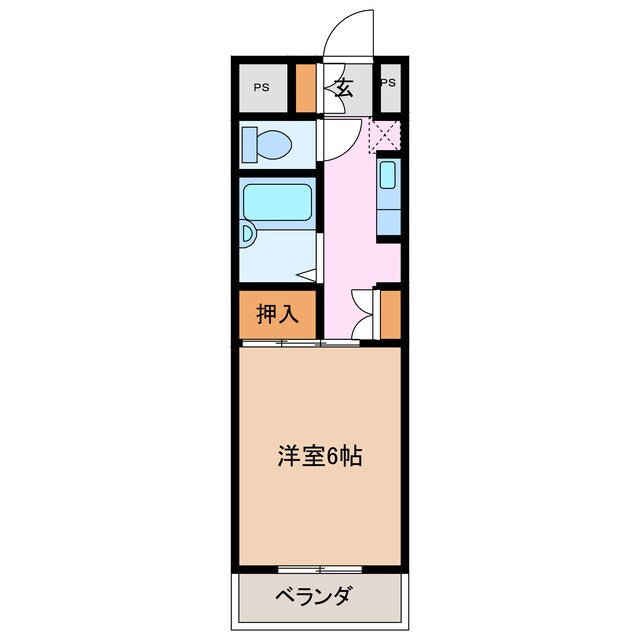 グラッツアモーレ名張の物件間取画像