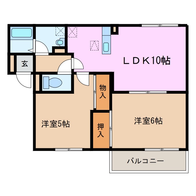 グランツハイムの物件間取画像