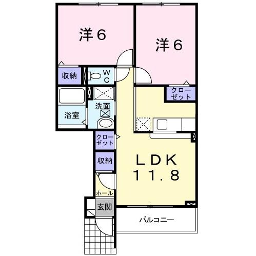 TERRACE HOUSE Eの物件間取画像