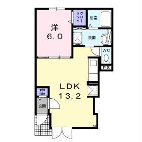 クレア ド ルーンの物件間取画像