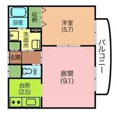 ペラッツィ本町の物件間取画像