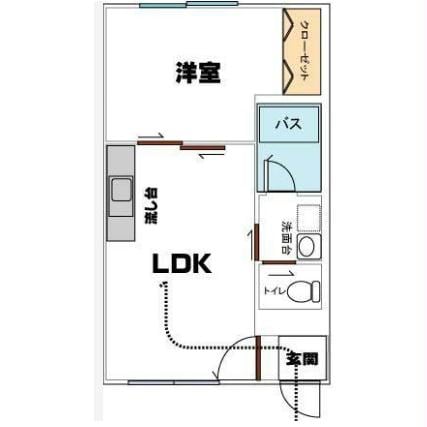 物件間取画像