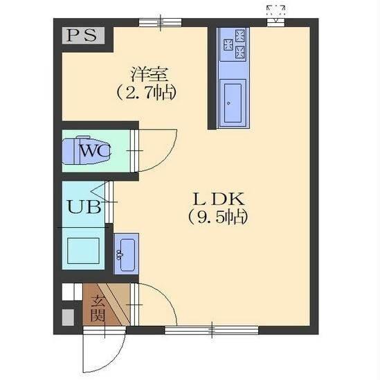 エスポワフチュールⅢの物件間取画像