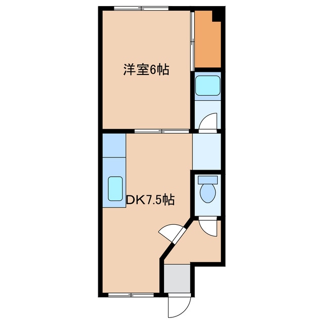 スカイビュー千代台の物件間取画像