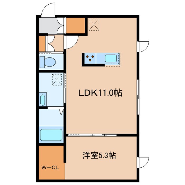 MARESSE CHOUCHOU～マレッセシュシュ～の物件間取画像