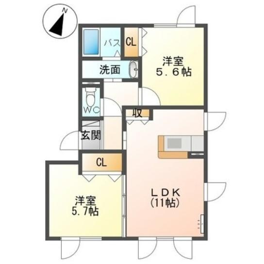 Avec toi~アヴェクトア~の物件間取画像