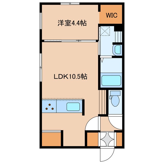norfino Couleur~ﾉﾙﾌｨｰﾉｸﾙｰﾙ~の物件間取画像