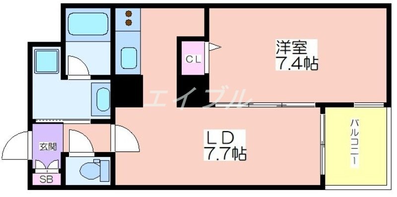 物件間取画像