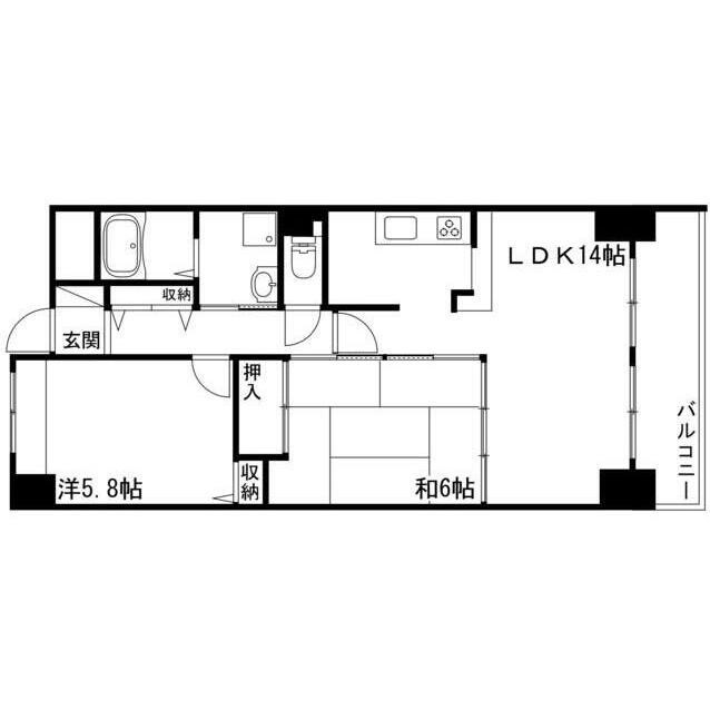 ライオンズマンション姫路東今宿の物件間取画像