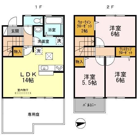 パル　スクエア平松の物件間取画像