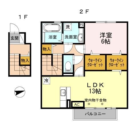 リマーニK・Sの物件間取画像