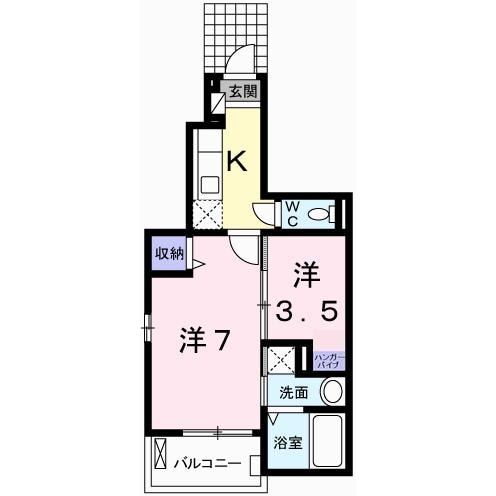 セレノ・プリートMKの物件間取画像