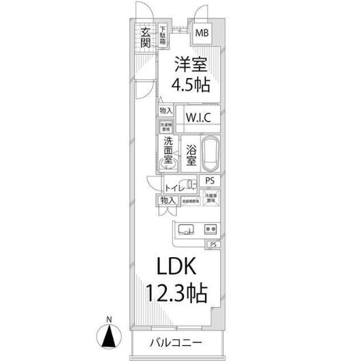 キャッスルコート土山の物件間取画像