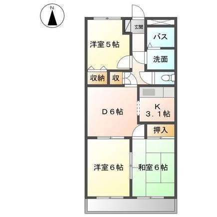 ソフィア花北の物件間取画像