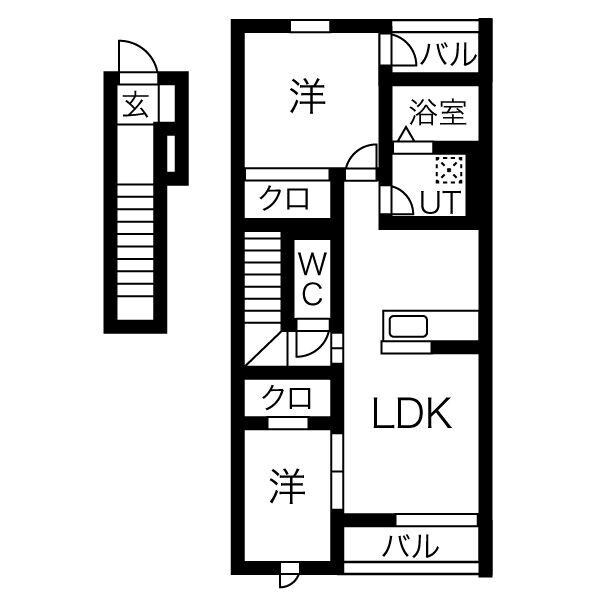 アイメゾンライブの物件間取画像