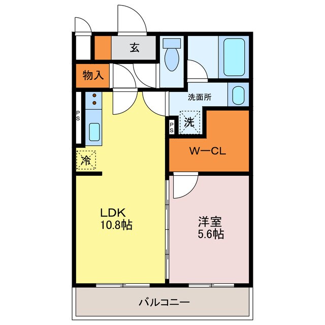 グレイスイーストの物件間取画像