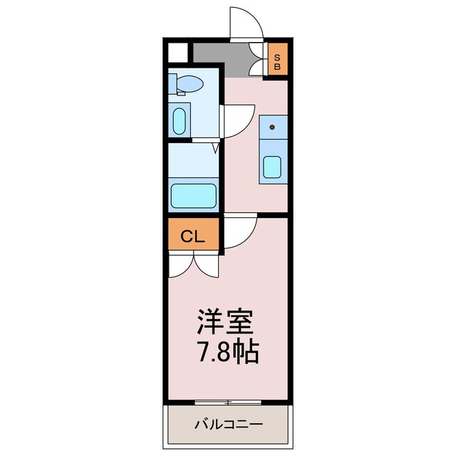 GLAハート飾磨Ａ棟の物件間取画像