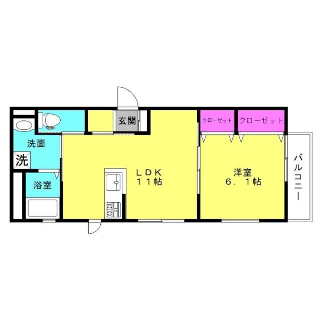 センチュリー扇町の物件間取画像