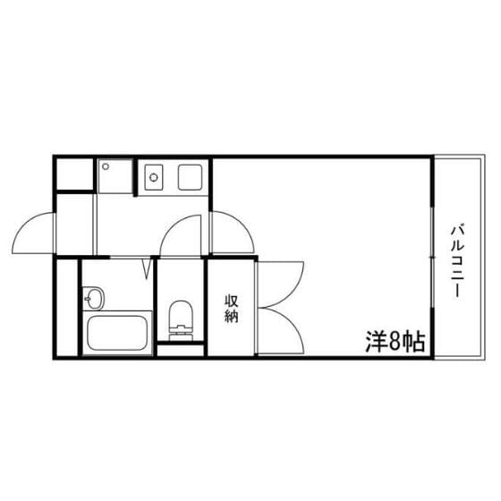 リッチウォーク市役所前　A棟の物件間取画像