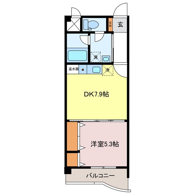 ジェルメ城陽の物件間取画像