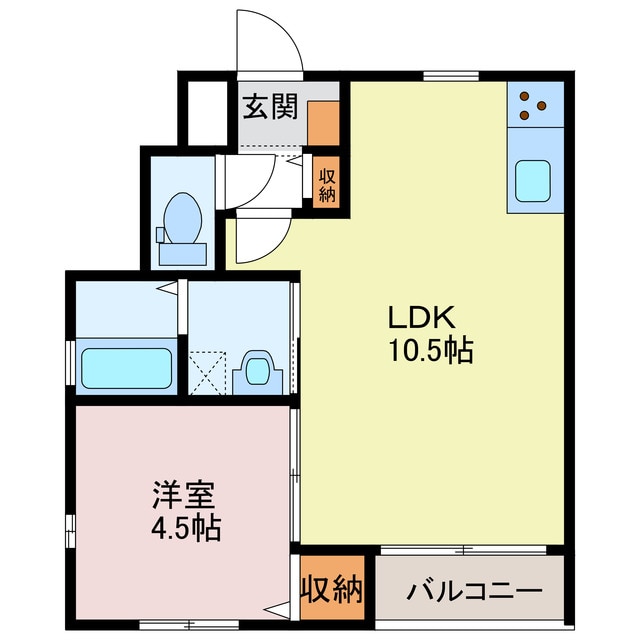 Kパラッツオ加古川の物件間取画像