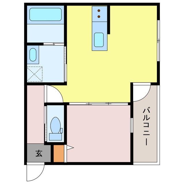 ボヌール英賀保駅前Ⅱの物件間取画像