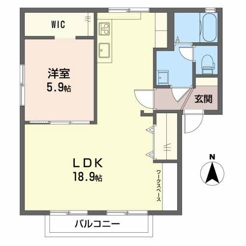 蓮花寺駅 徒歩29分 2階の物件間取画像