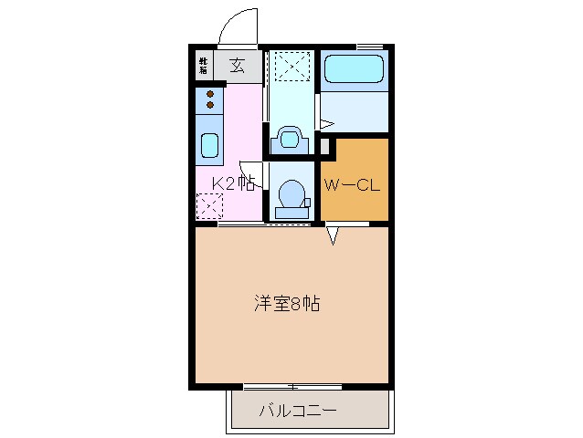 伊勢朝日駅 徒歩30分 2階の物件間取画像