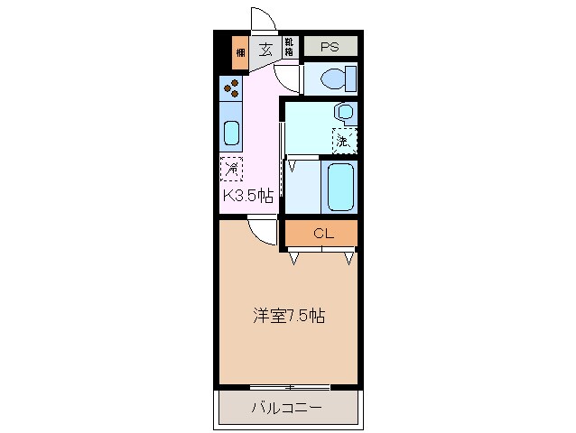 桑名駅 徒歩6分 2階の物件間取画像