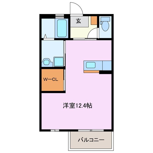 桑名駅 徒歩12分 1階の物件間取画像