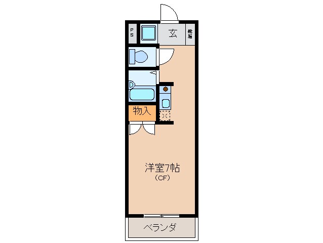 川越富洲原駅 徒歩23分 3階の物件間取画像