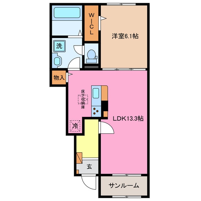 伊勢朝日駅 徒歩38分 1階の物件間取画像