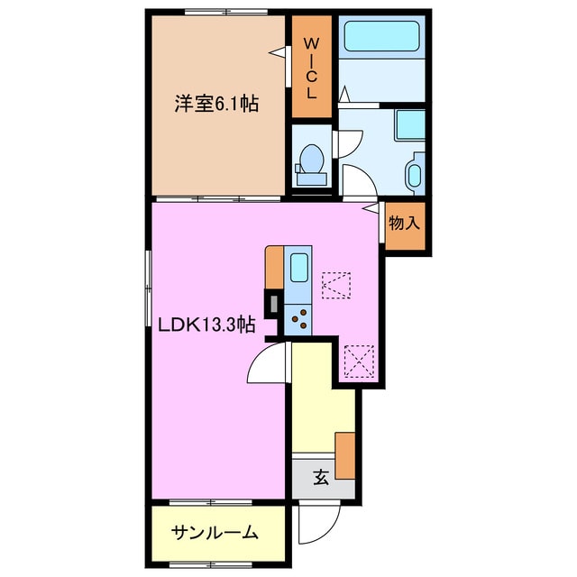 益生駅 徒歩34分 1階の物件間取画像