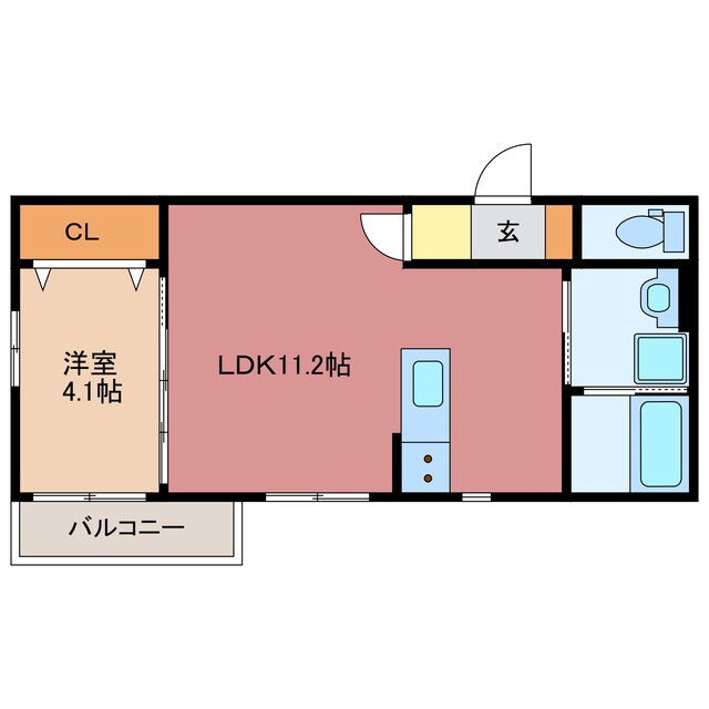 川越富洲原駅 徒歩15分 3階の物件間取画像