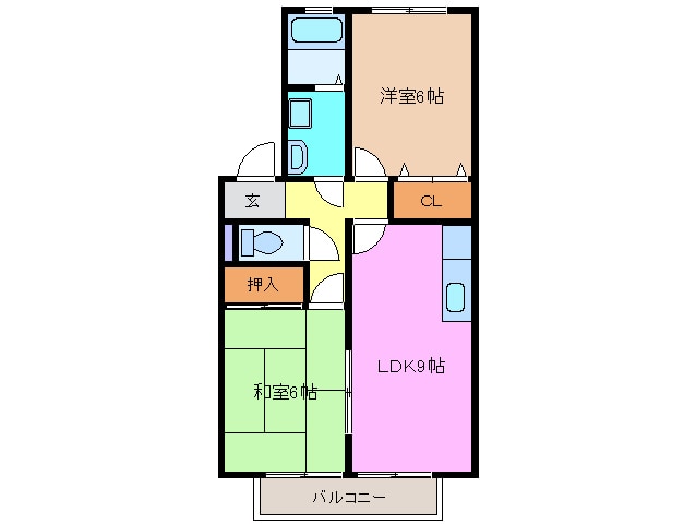 御殿場レジデンスⅡの物件間取画像