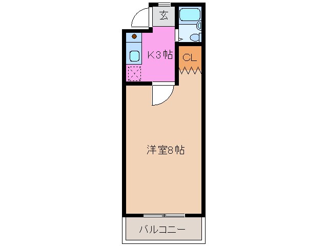 プレジール一志の物件間取画像