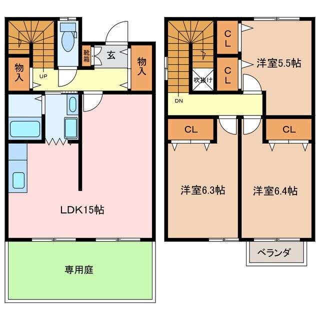 ユニフレックス嬉野　Ａの物件間取画像